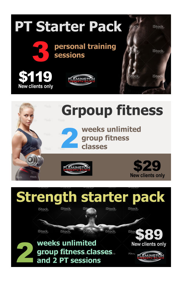 Banner Ad Design by Iving for Flemington Strength Studio | Design #4617153