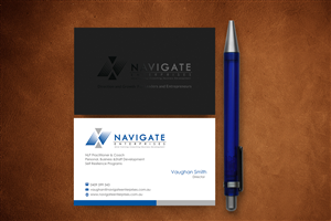 Business Card Design by Sarah Haroon for this project | Design: #4654444