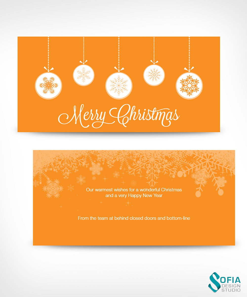 Greeting Card Design by SofiaDesignStudio for Behind Closed Doors | Design #4671562