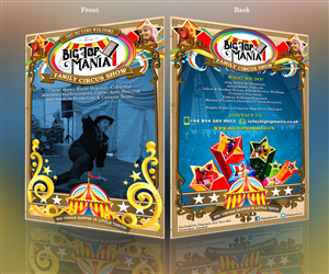 bigtopmania circus promotional hand out flyer | Flyer Design by Hendrik