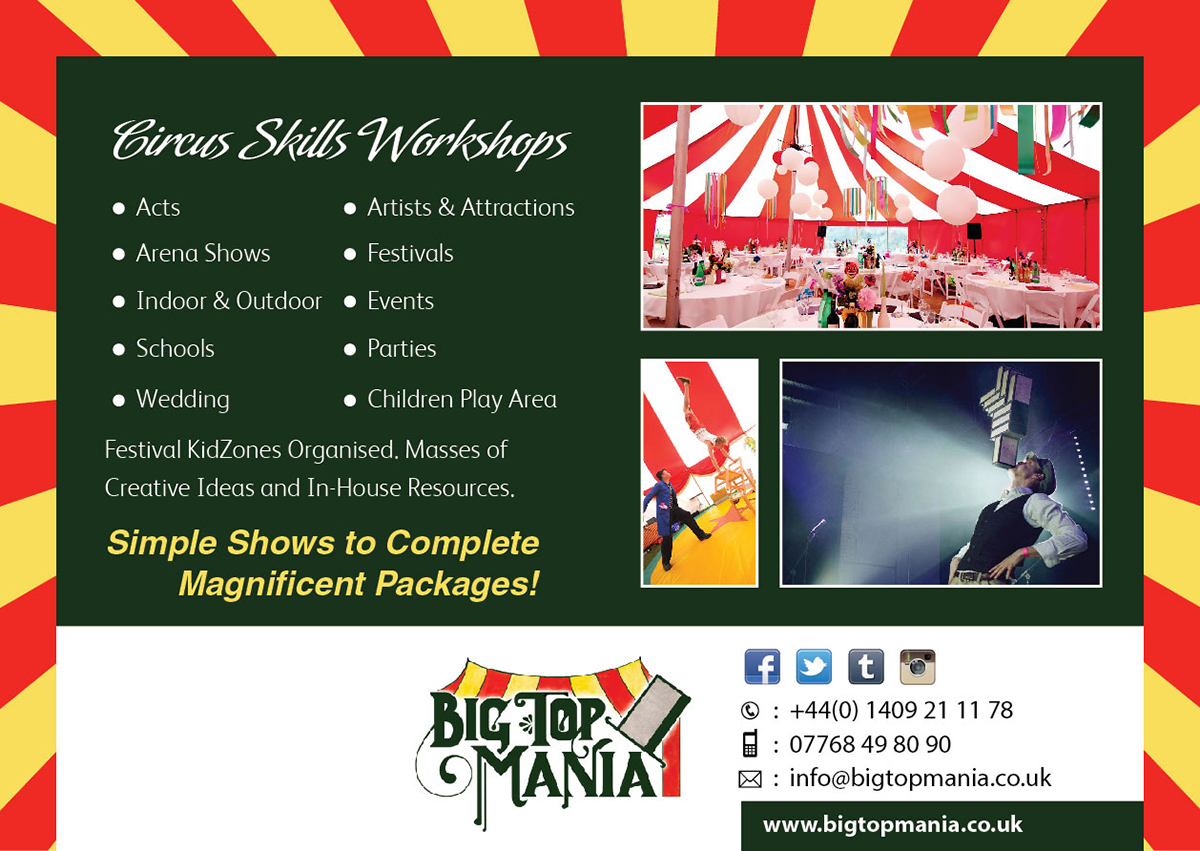 Flyer Design by creative.ahmed72 for Bigtopmania | Design #4609260
