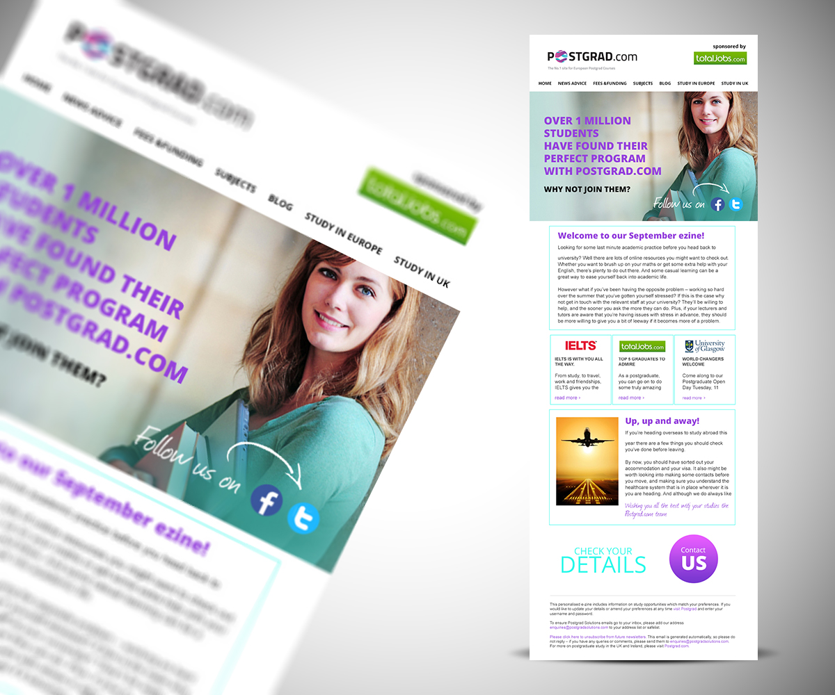 Newsletter Design by maZat for katherinemann.com | Design #4625913