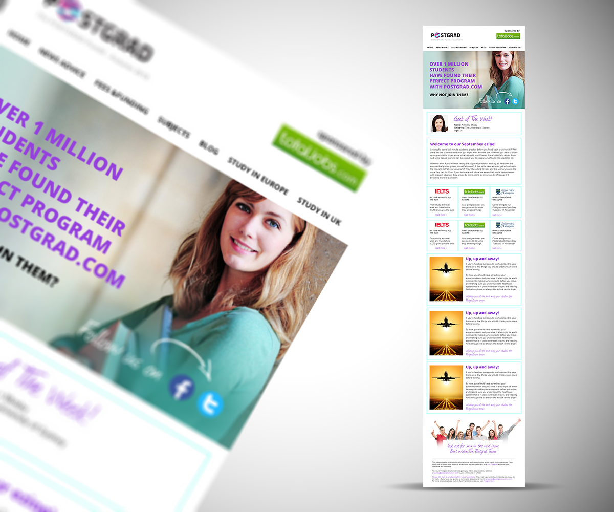 Newsletter Design by maZat for katherinemann.com | Design #4691175