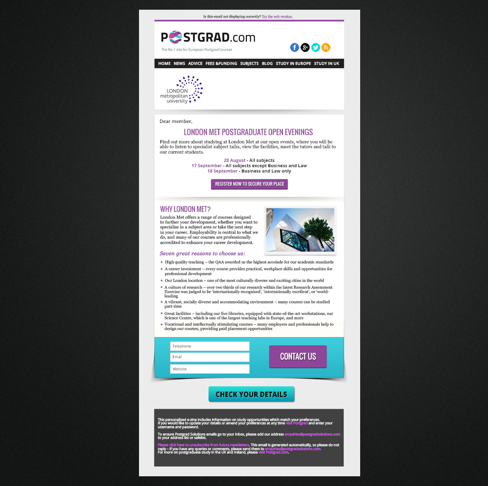 Newsletter Design by Miekee09 for katherinemann.com | Design #4643376