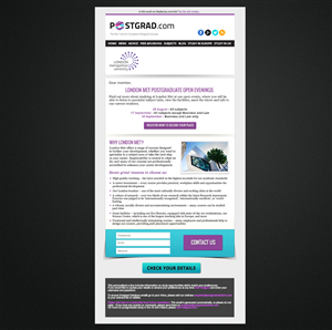 Diseño de Newsletter por Miekee09 para katherinemann.com | Diseño: #4643376