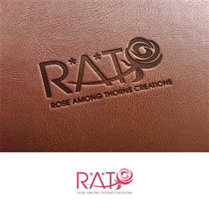 Please see description above: Rose Among Thorns Creations It's ok to be a r*a*t! | Diseño de Logo por OD