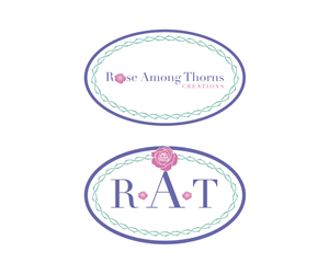 Please see description above: Rose Among Thorns Creations It's ok to be a r*a*t! | Logo Design by R M