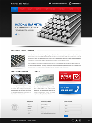 Web Design by pb for this project | Design #4647082