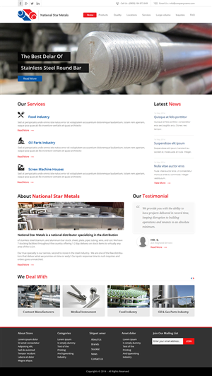 Web Design by OM for this project | Design: #4621170