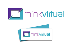 Logo Design by Halfull Media for think virtual | Design: #1319694