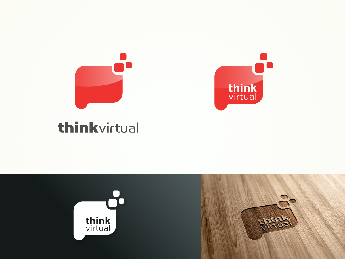 Logo Design by olvanita for think virtual | Design #1315059