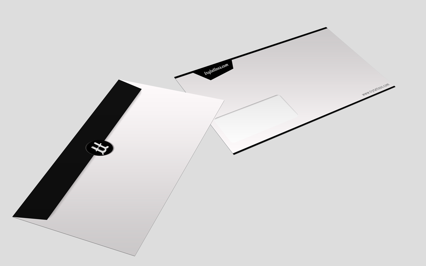 Modern, Elegant Envelope Design for raf by MohamedZa