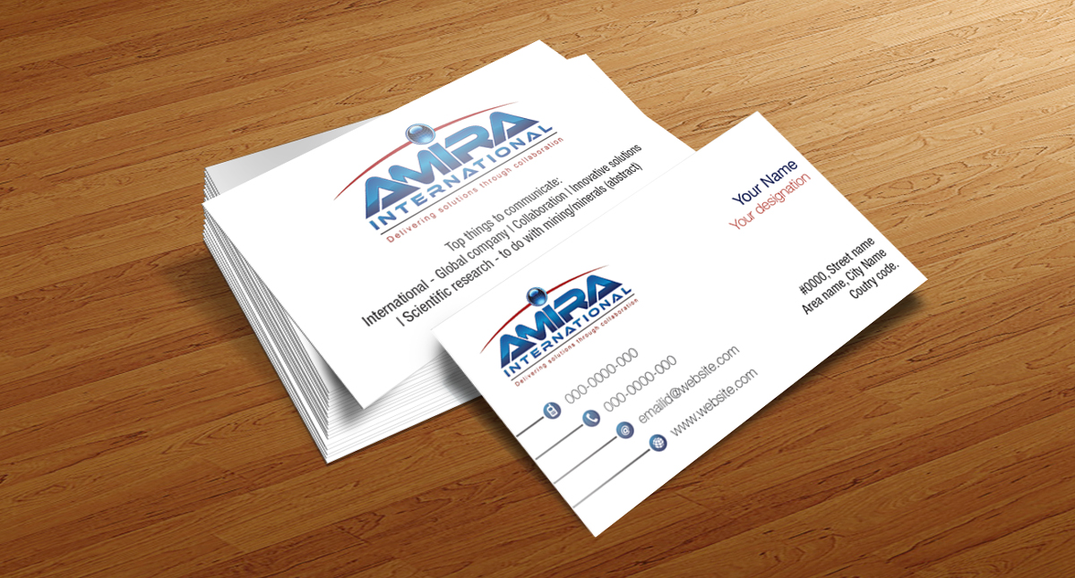 Business Card Design by theblueart for AMIRA International | Design #5080110