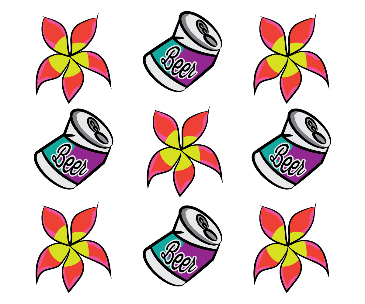 Print Design by MBDesigns for Hawaiian Print Tank Tops | Design #4664492