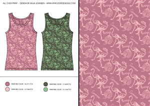 Print Design by 4thfloordesigns for Hawaiian Print Tank Tops | Design: #4607952