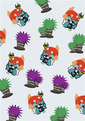 Print Design par Dawn Lim pour Hawaiian Print Tank Tops | Design : #4632971