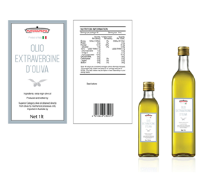 MATERIAPRIMA extra virgin olive oil label | Diseño de Etiqueta por Sergio Coelho