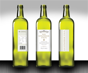 MATERIAPRIMA extra virgin olive oil label | Diseño de Etiqueta por Allen Mercer