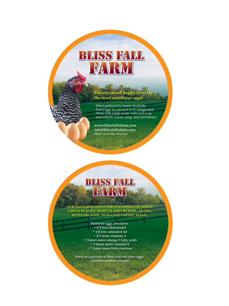 Packaging Design by Syahrol for bliss falls farm | Design #4608642