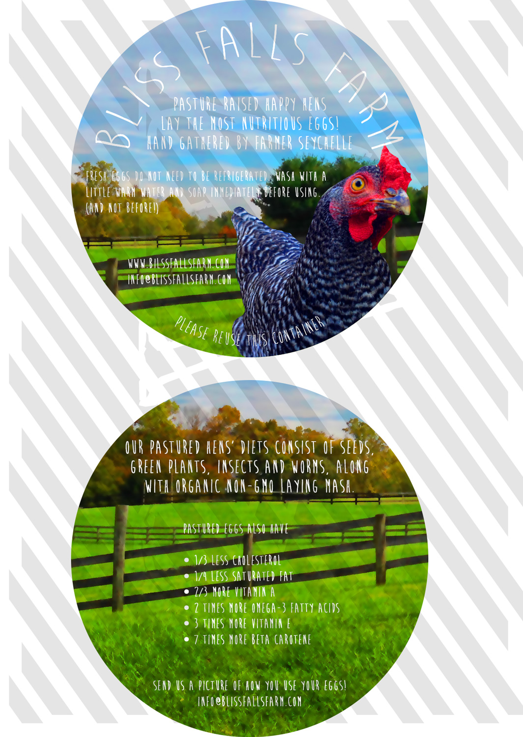 Packaging Design by SSMWARD for bliss falls farm | Design #4608556