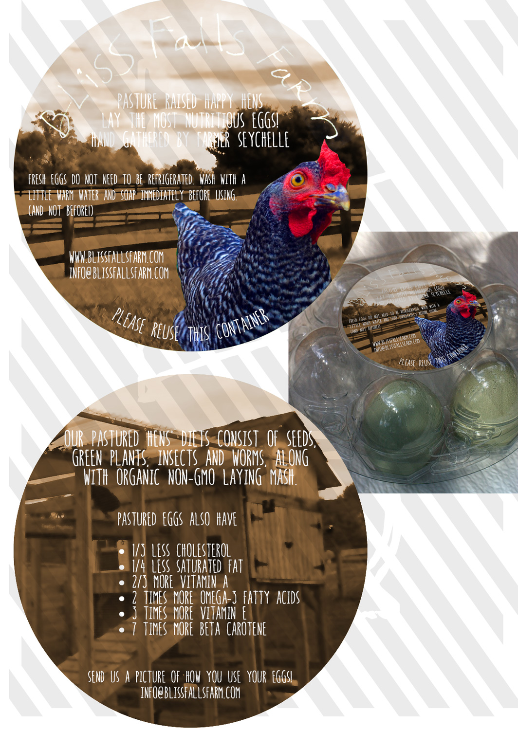 Verpackungs-Design von SSMWARD für bliss falls farm | Design #4705702