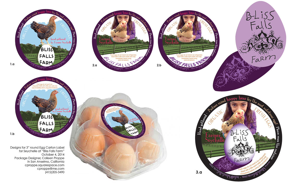 Diseño de Empaque por C.Proppe Design para bliss falls farm | Diseño #4635101