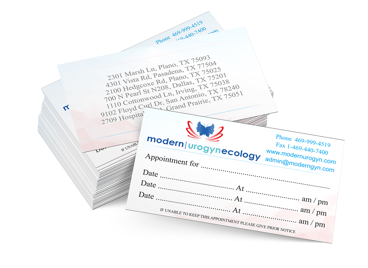 Design de Carte de Visite par kapriCreations pour Modern Gynecology, PLLC | Design #4679086