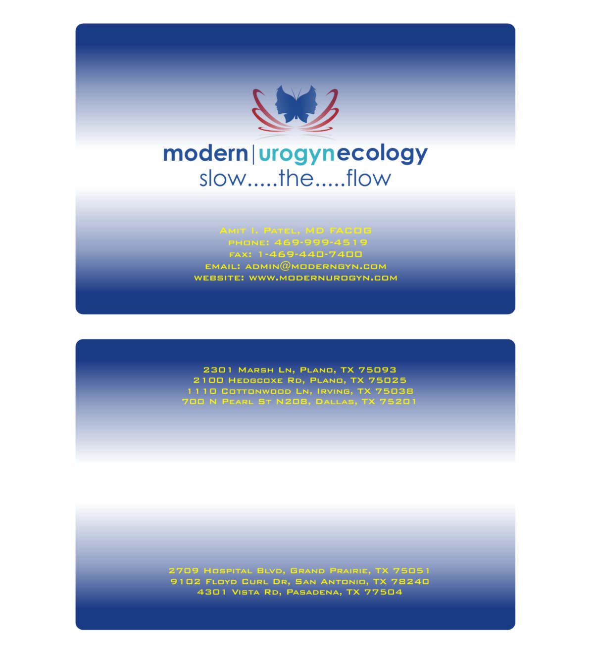 Design de Carte de Visite par BRAVOart pour Modern Gynecology, PLLC | Design #4612231