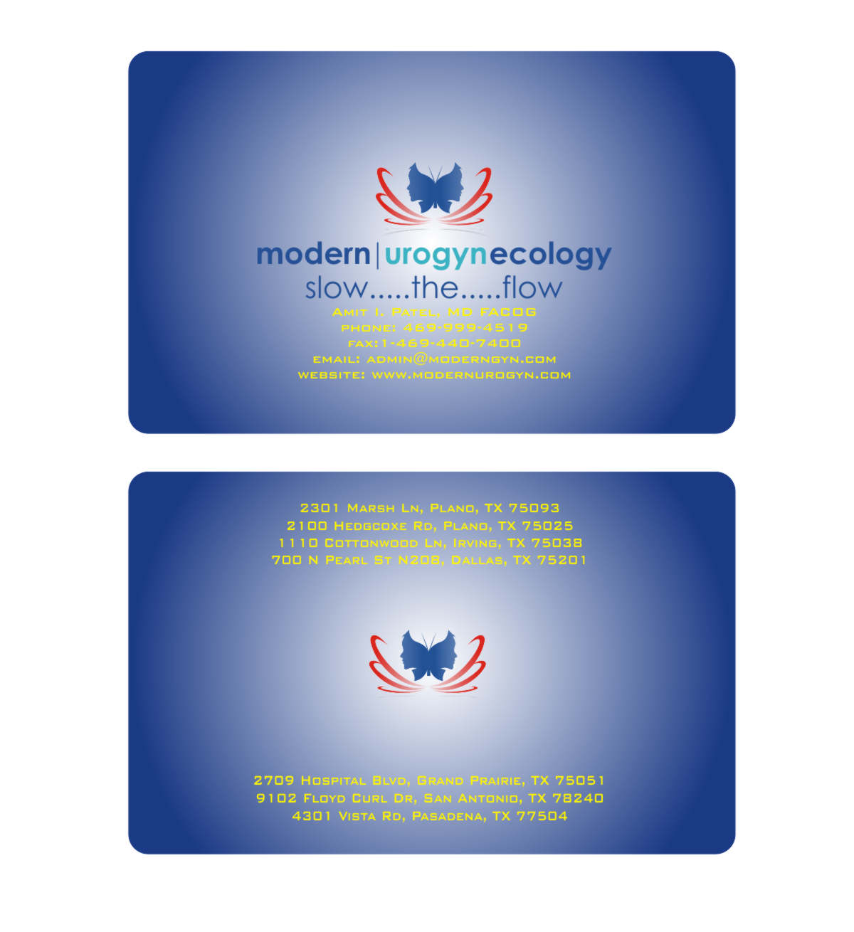 Diseño de Tarjeta de Presentación por BRAVOart para Modern Gynecology, PLLC | Diseño #4612233