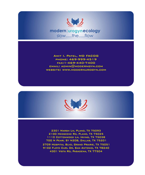 Business Card Design by BRAVOart for Modern Gynecology, PLLC | Design: #4612257