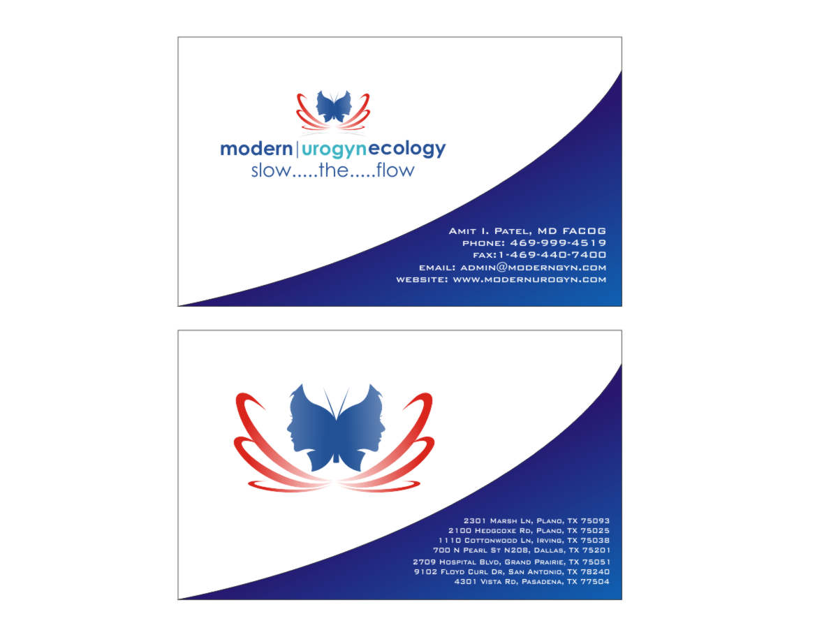 Diseño de Tarjeta de Presentación por BRAVOart para Modern Gynecology, PLLC | Diseño #4614630
