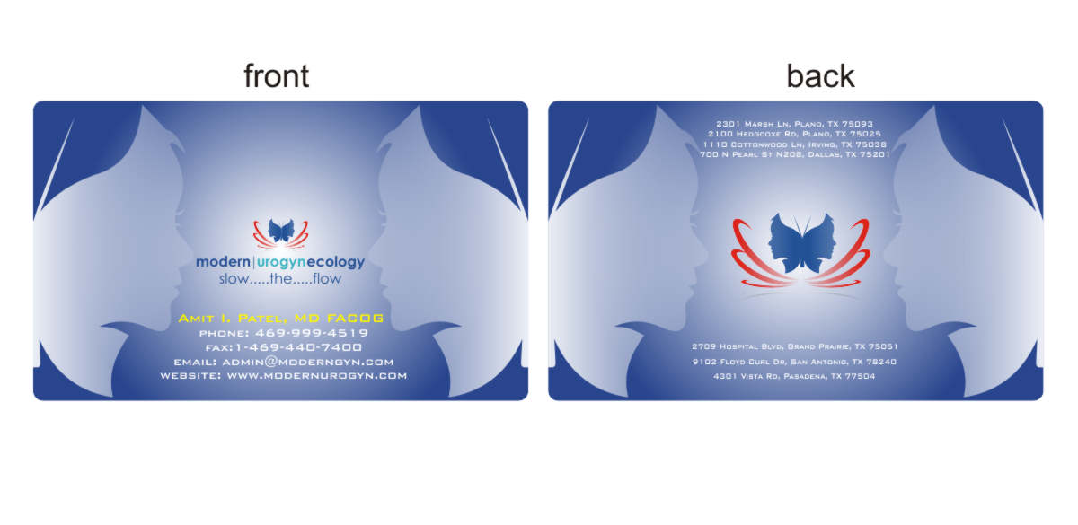 Design de Carte de Visite par BRAVOart pour Modern Gynecology, PLLC | Design #4618612