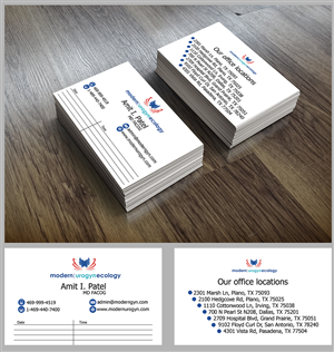 Design de Carte de Visite par NLDesign pour Modern Gynecology, PLLC | Design : #4689636