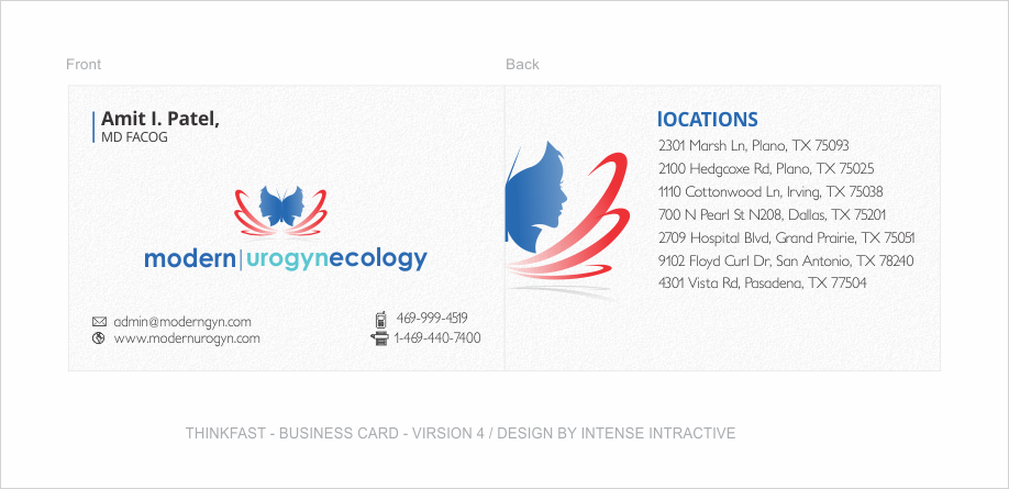 Design de Carte de Visite par the-lion-king pour Modern Gynecology, PLLC | Design #4615278