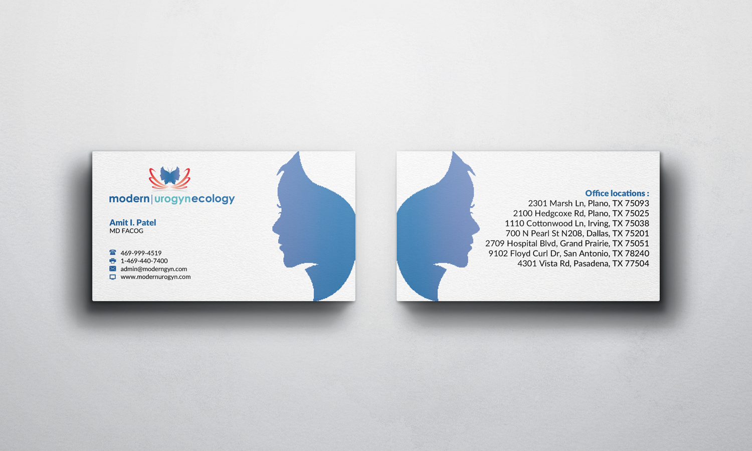 Visitenkarten-Design von WebixBD für Modern Gynecology, PLLC | Design #4609199