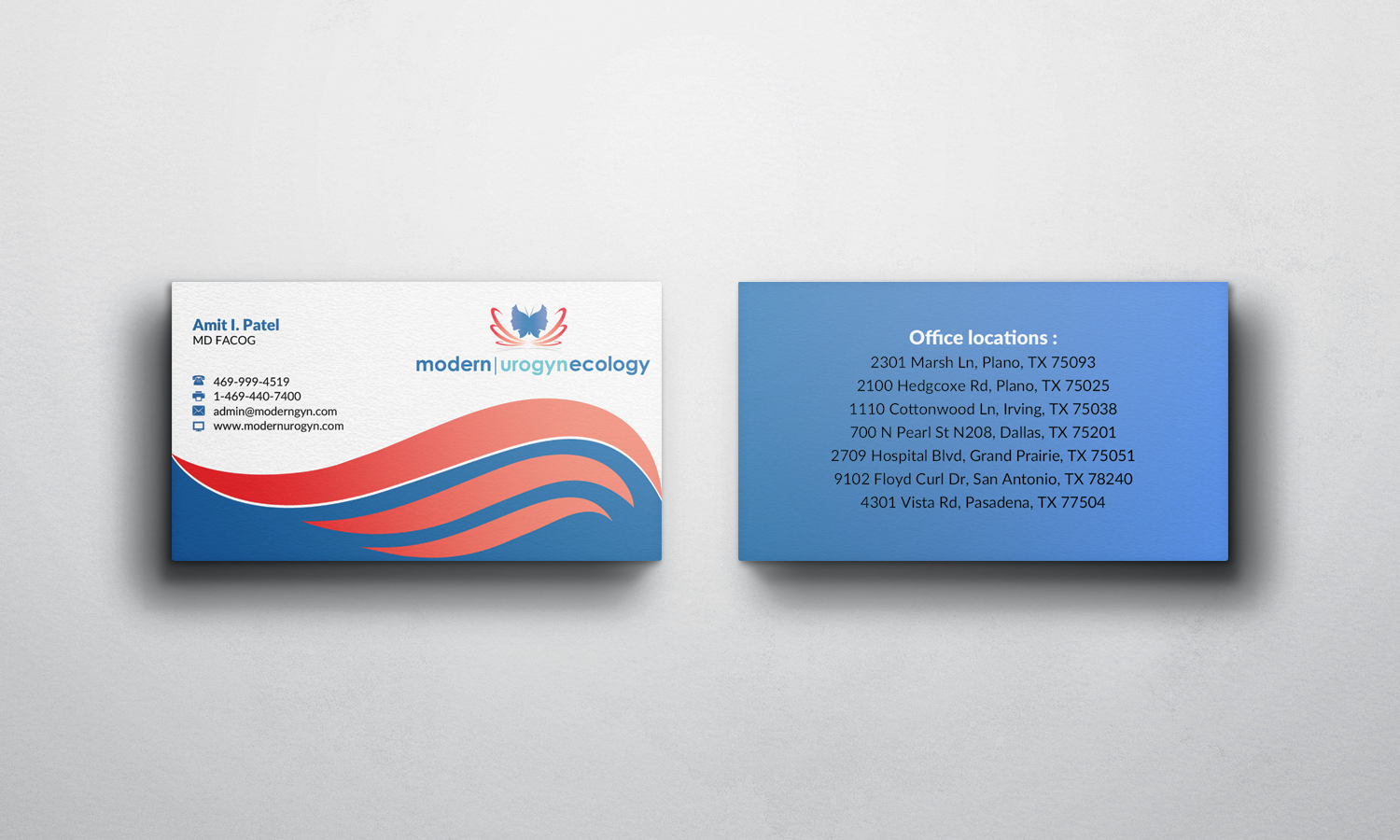 Design de Carte de Visite par WebixBD pour Modern Gynecology, PLLC | Design #4609467