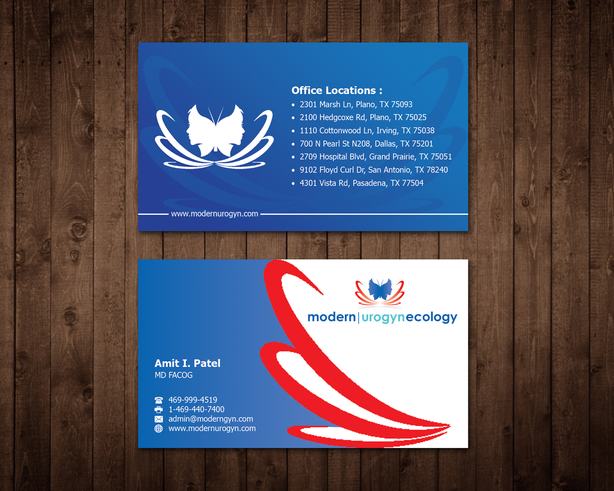 Design de Carte de Visite par WebixBD pour Modern Gynecology, PLLC | Design #4685623