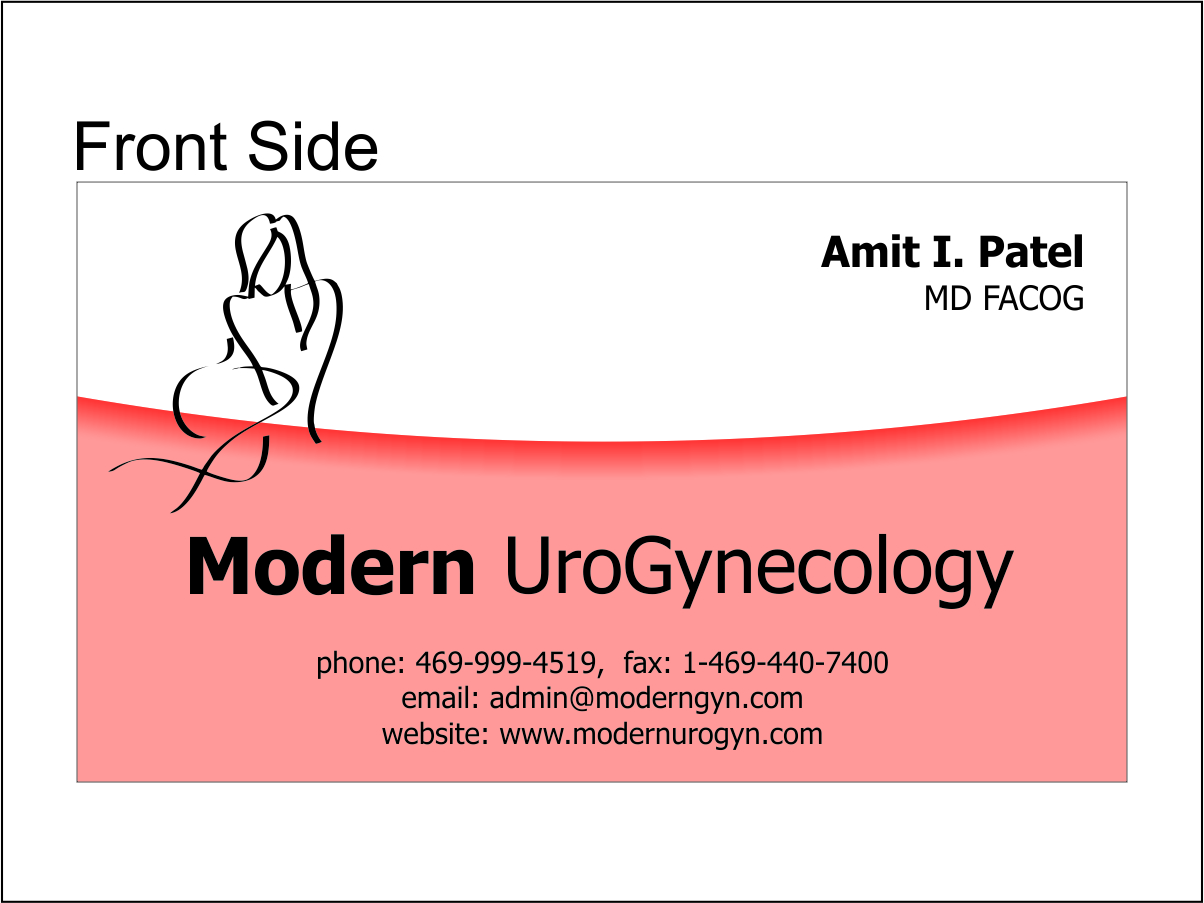 Design de Carte de Visite par akaalsaicomputers pour Modern Gynecology, PLLC | Design #4689429