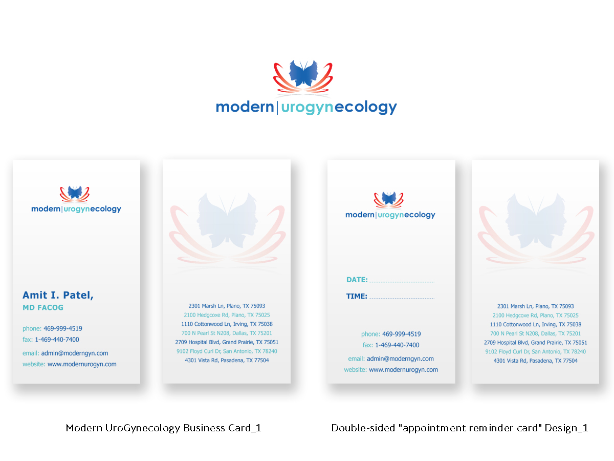 Design de Carte de Visite par kidege pour Modern Gynecology, PLLC | Design #4606764