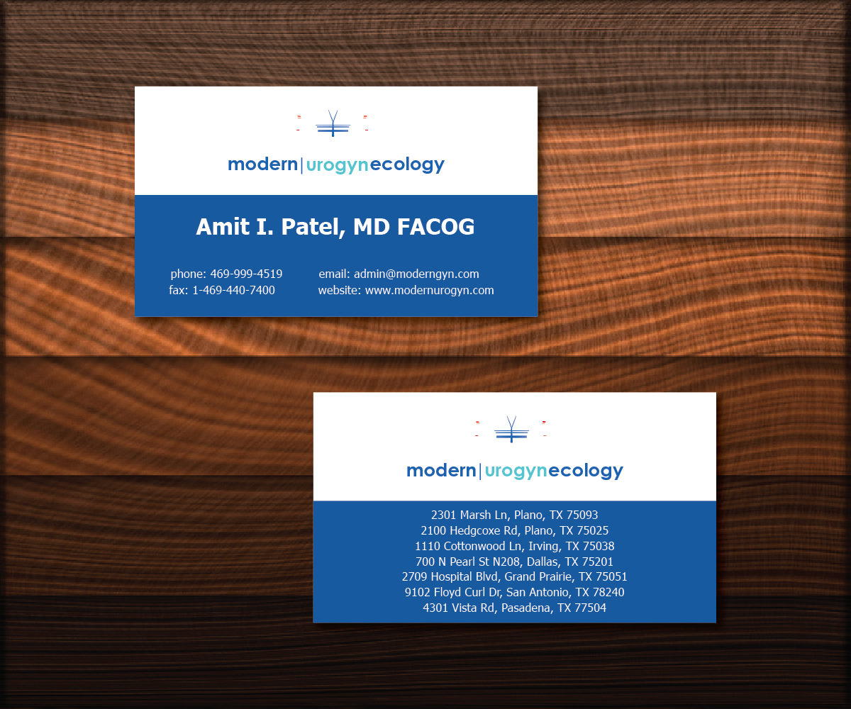 Business Card Design by design supplier for Modern Gynecology, PLLC | Design #4644623