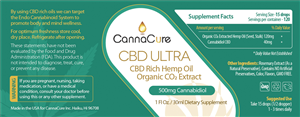CANNACURE  needs a label design for their product line of therapeutic CBD HEMP oil.  | Diseño de Etiqueta por Channel Studio