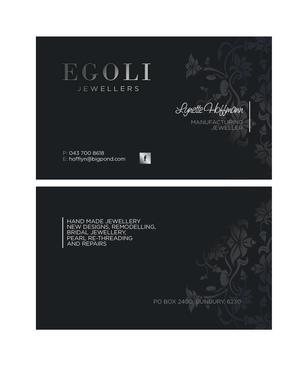 Business Card Design by Intro Base for this project | Design #4717302