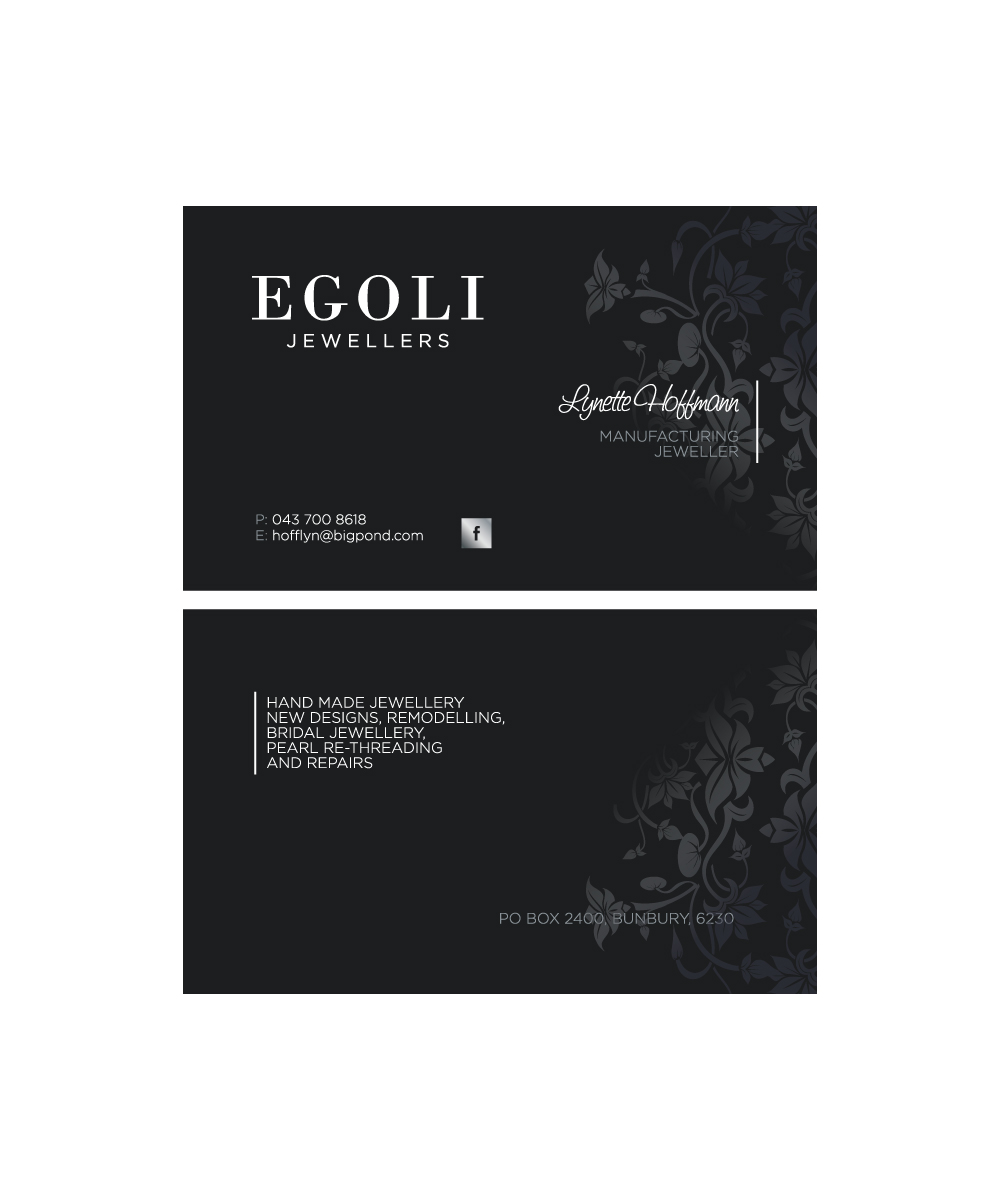 Visitenkarten-Design von Intro Base für dieses Projekt | Design #4722076