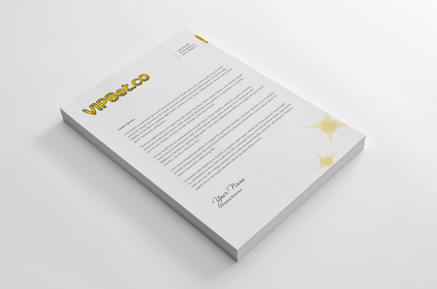 Letterhead Design by HYPdesign for this project | Design #1305174