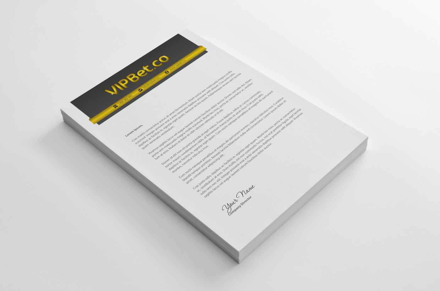 Letterhead Design by HYPdesign for this project | Design #1305176