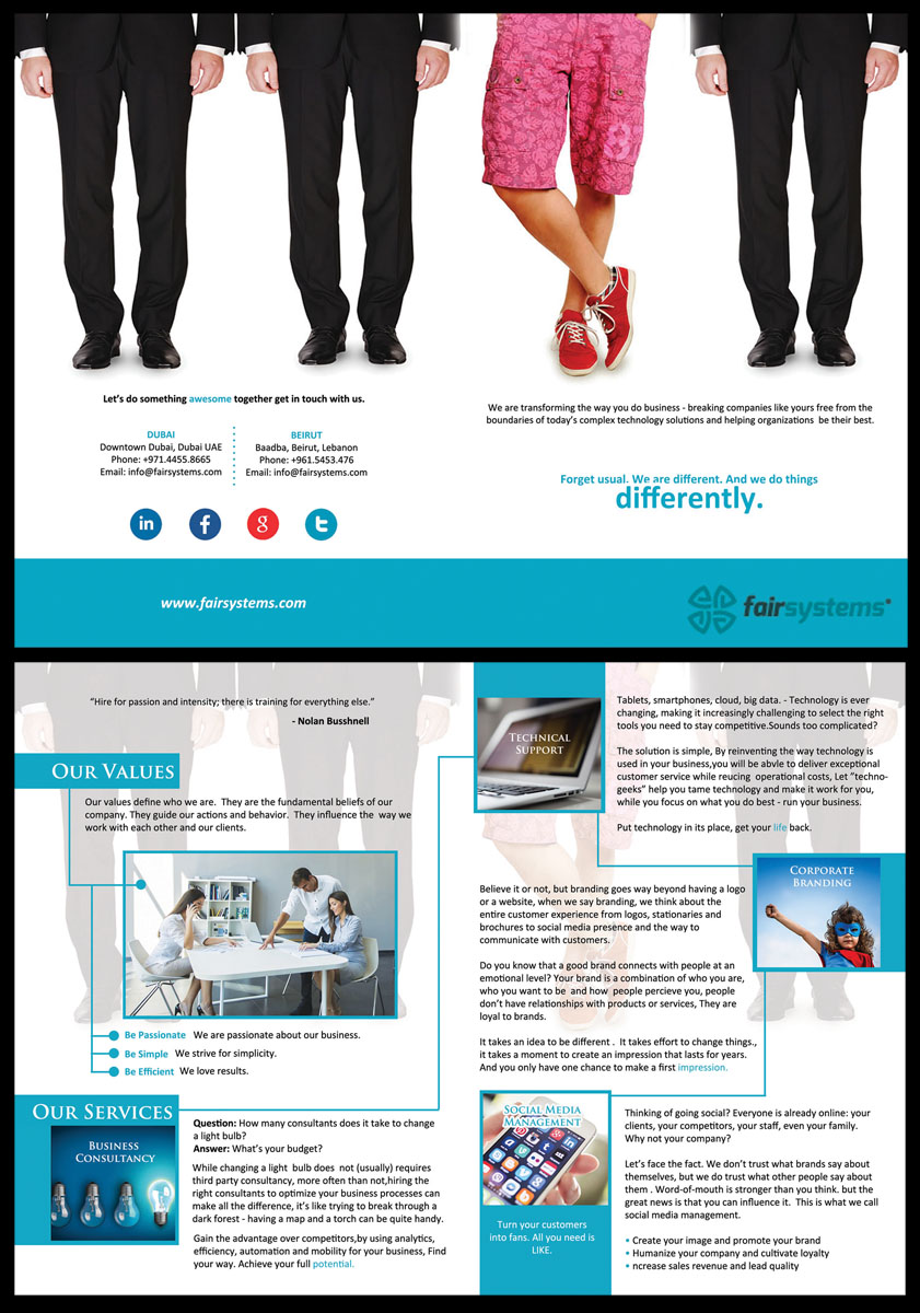 Brochure Design by JRLim41 for this project | Design #4683698