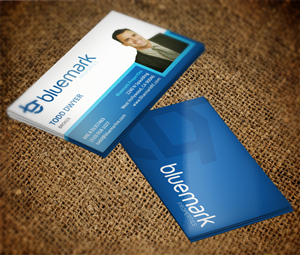 Bluemark Real Estate Business Card | Business Card Design by MT