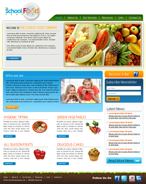 Wordpress Design by Expert Designer for The School Food Company | Design #237837