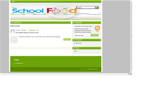 Wordpress Design by aaron for The School Food Company | Design #210456