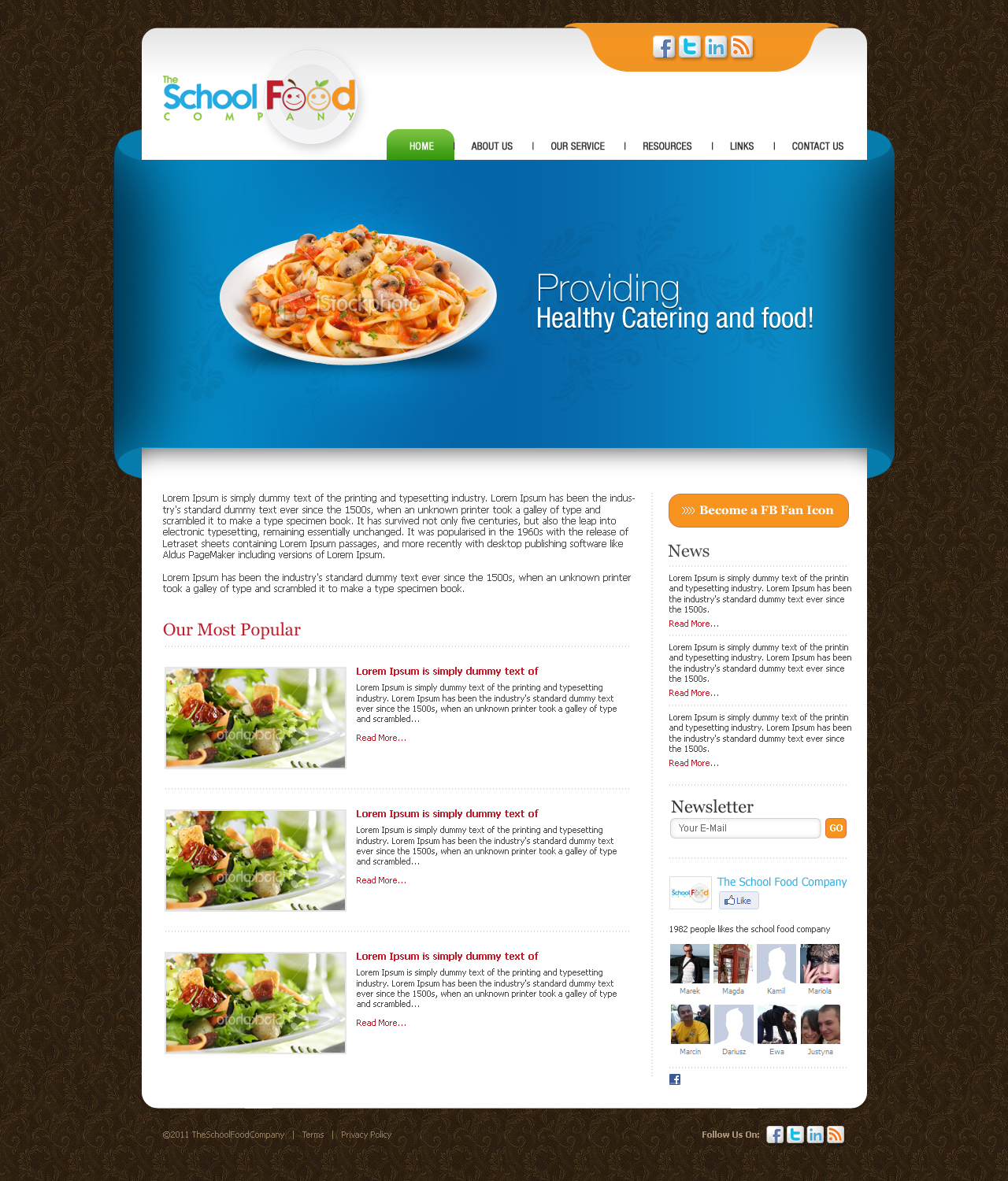 WordPress-Design von DESIGNERS.dairy für The School Food Company | Design #220082